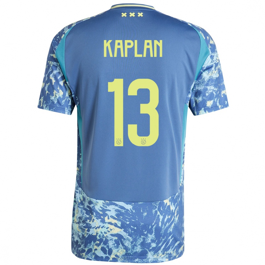 Niño Fútbol Camiseta Ahmetcan Kaplan #13 Gris Azul Amarillo 2ª Equipación 2024/25 Argentina