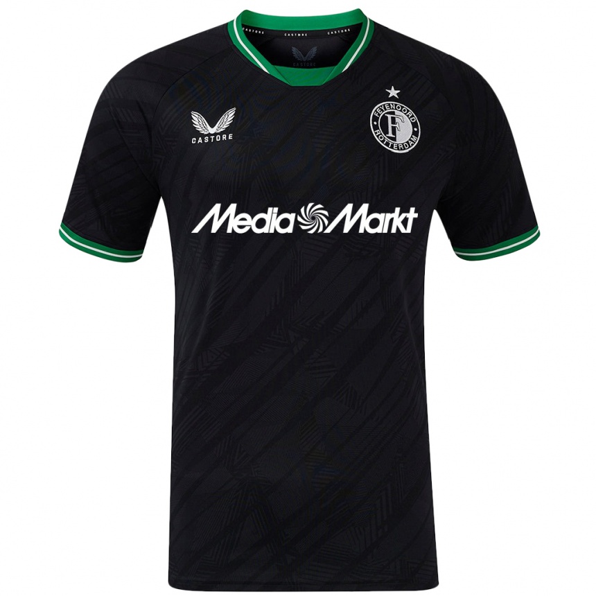 Niño Fútbol Camiseta Milan Hokke #52 Negro Verde 2ª Equipación 2024/25 Argentina