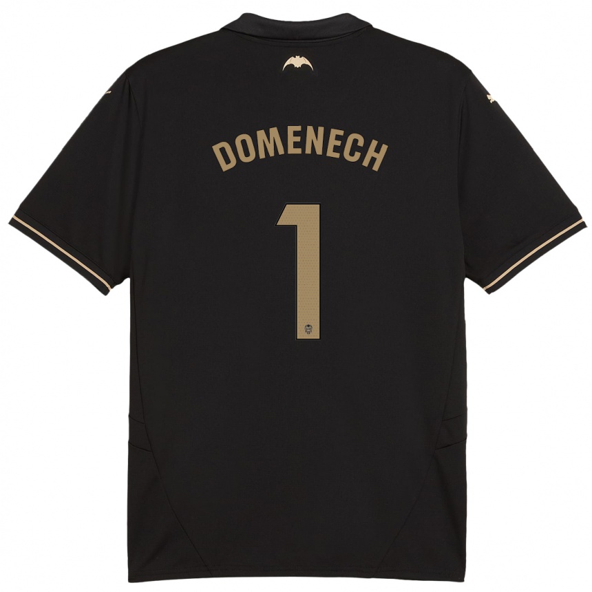 Niño Fútbol Camiseta Jaume Doménech #1 Negro 2ª Equipación 2024/25 Argentina