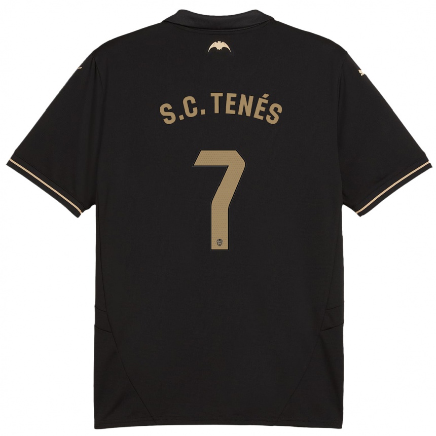 Niño Fútbol Camiseta Sergi Canós #7 Negro 2ª Equipación 2024/25 Argentina