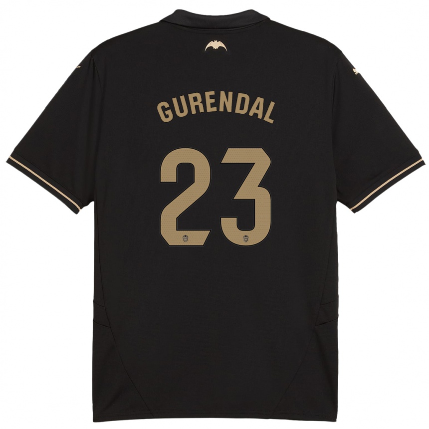 Niño Fútbol Camiseta Alexander Gurendal #23 Negro 2ª Equipación 2024/25 Argentina