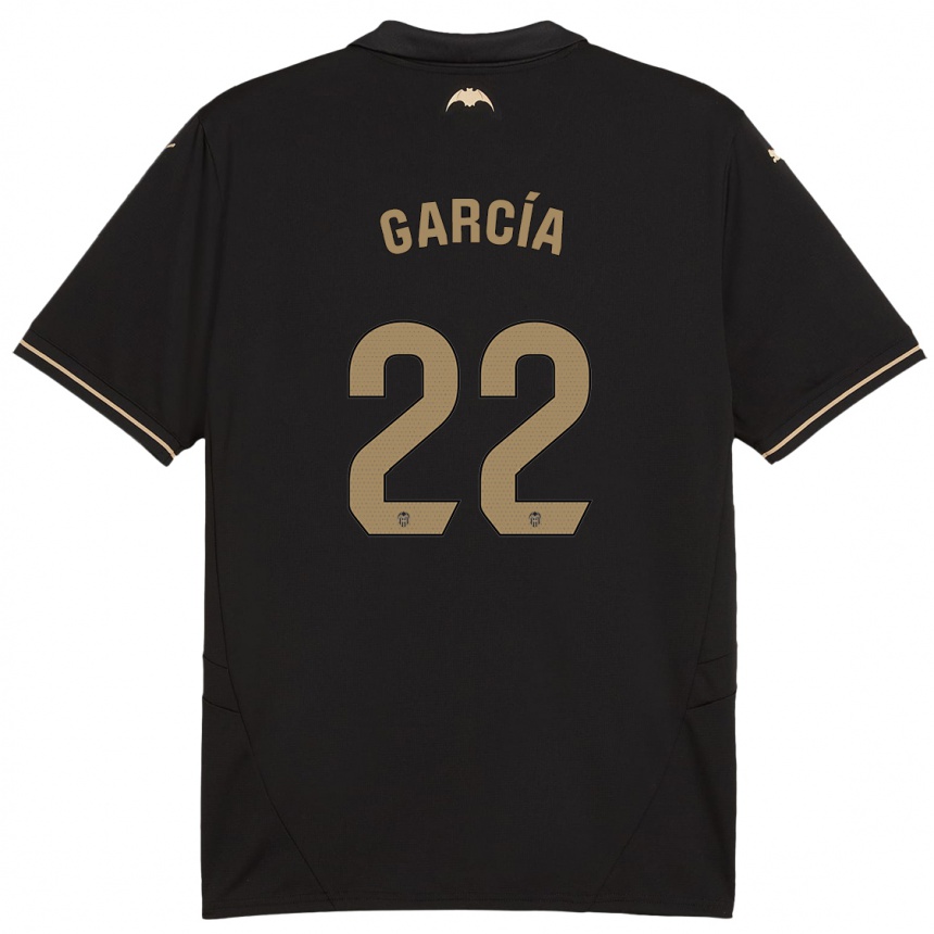 Niño Fútbol Camiseta Azael García #22 Negro 2ª Equipación 2024/25 Argentina