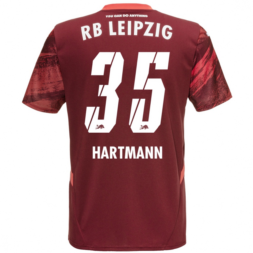 Niño Fútbol Camiseta Fabrice Hartmann #35 Borgoña 2ª Equipación 2024/25 Argentina