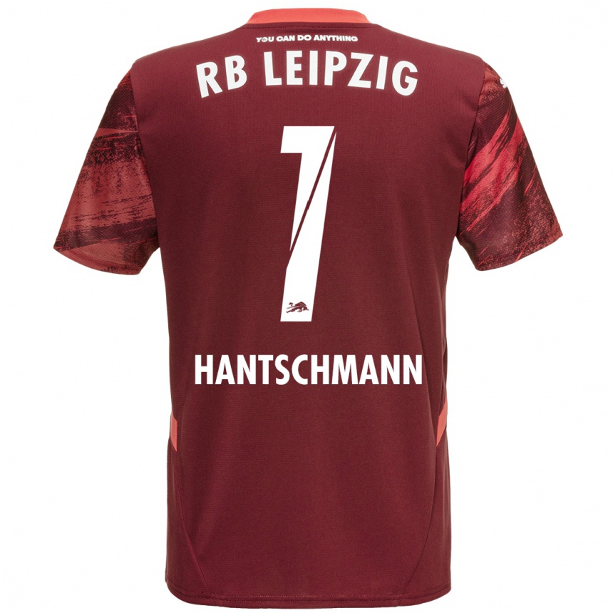 Niño Fútbol Camiseta Franz Hantschmann #1 Borgoña 2ª Equipación 2024/25 Argentina