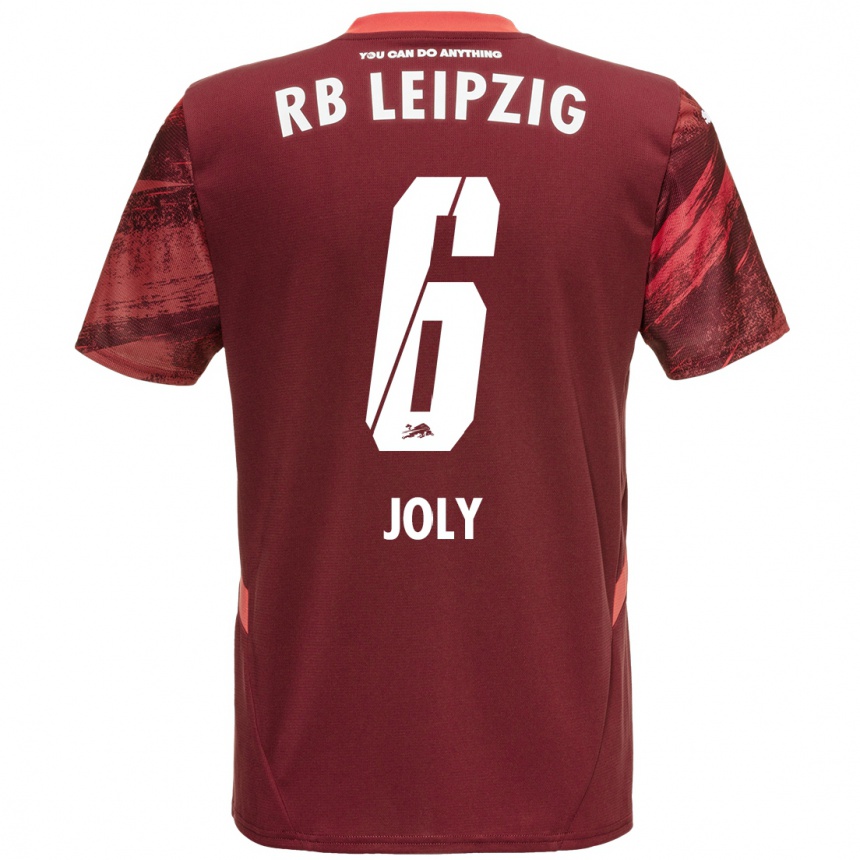 Niño Fútbol Camiseta Lou-Ann Joly #6 Borgoña 2ª Equipación 2024/25 Argentina