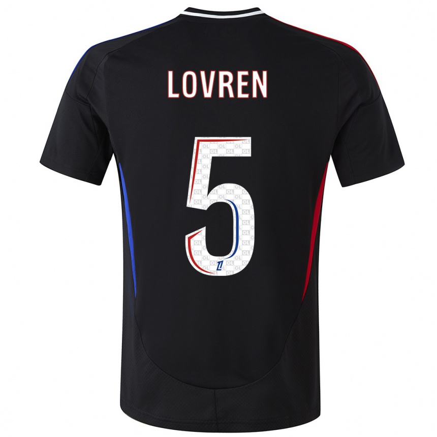 Niño Fútbol Camiseta Dejan Lovren #5 Negro 2ª Equipación 2024/25 Argentina