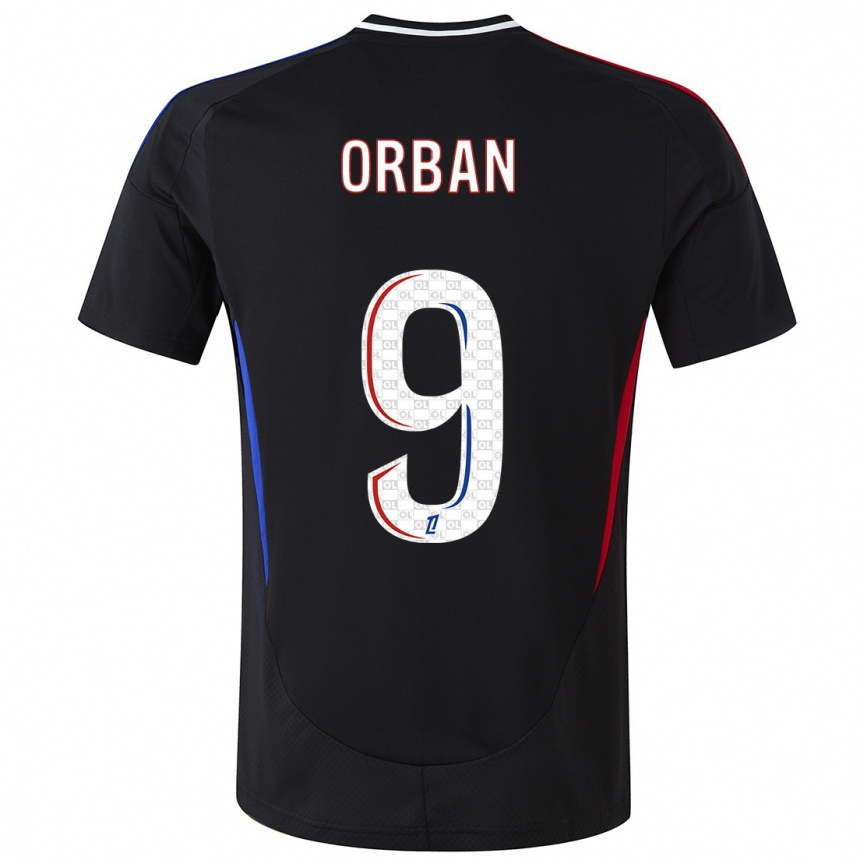 Niño Fútbol Camiseta Gift Orban #9 Negro 2ª Equipación 2024/25 Argentina