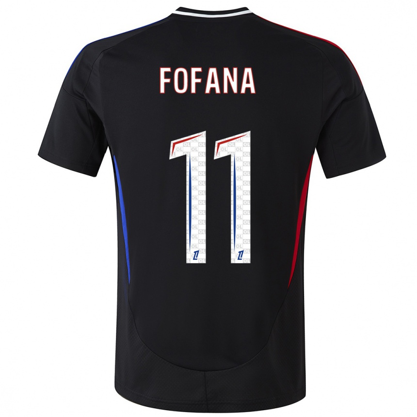 Niño Fútbol Camiseta Malick Fofana #11 Negro 2ª Equipación 2024/25 Argentina