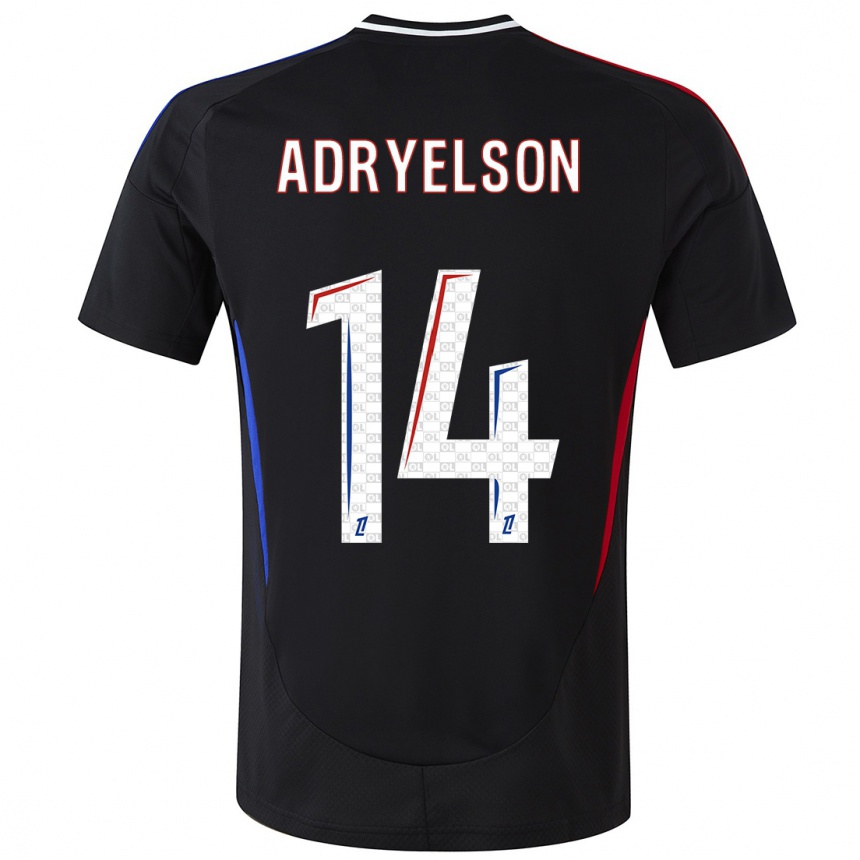 Niño Fútbol Camiseta Adryelson #14 Negro 2ª Equipación 2024/25 Argentina