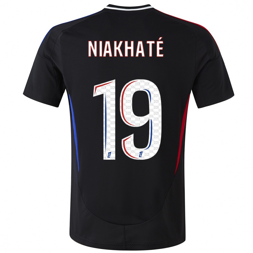 Niño Fútbol Camiseta Moussa Niakhaté #19 Negro 2ª Equipación 2024/25 Argentina