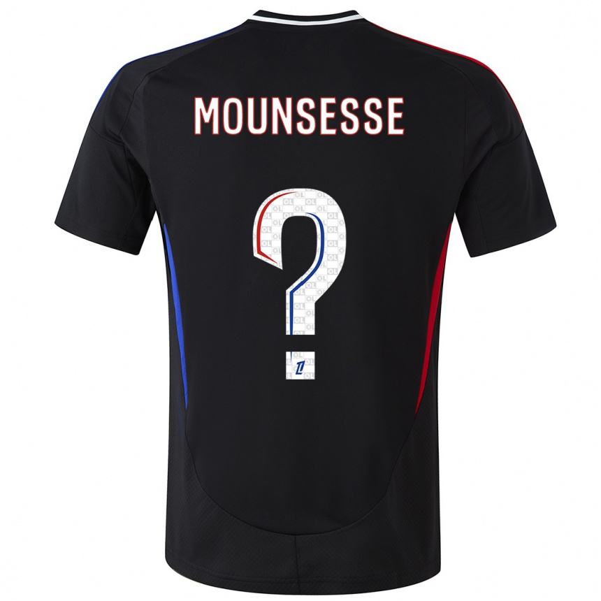 Niño Fútbol Camiseta Jeremy Mounsesse #0 Negro 2ª Equipación 2024/25 Argentina