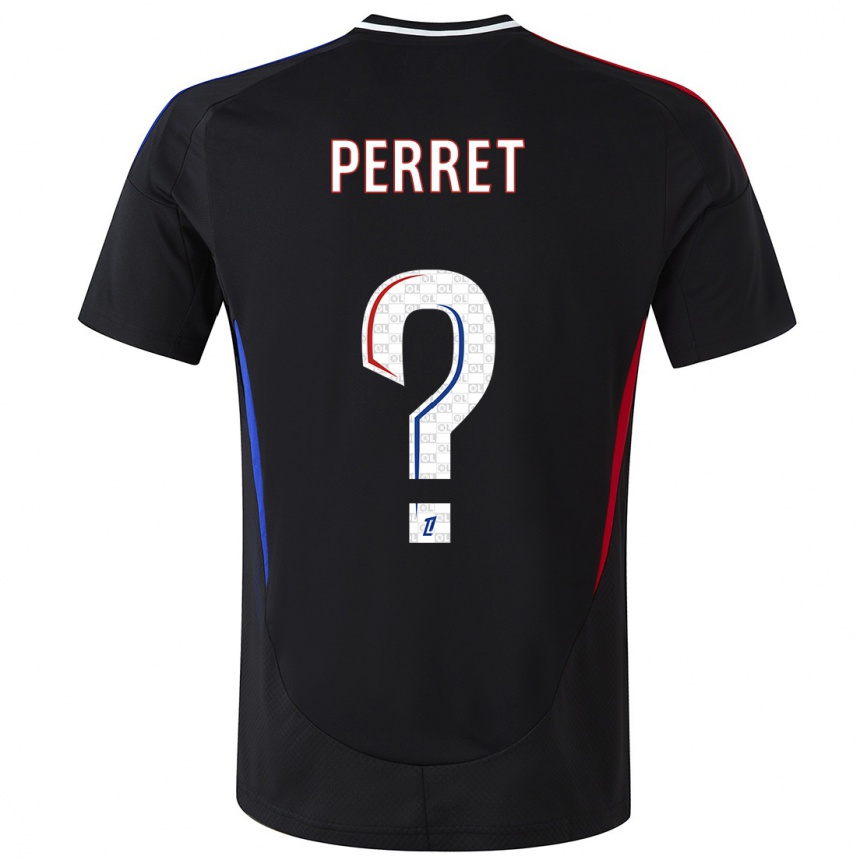 Niño Fútbol Camiseta Romain Perret #0 Negro 2ª Equipación 2024/25 Argentina