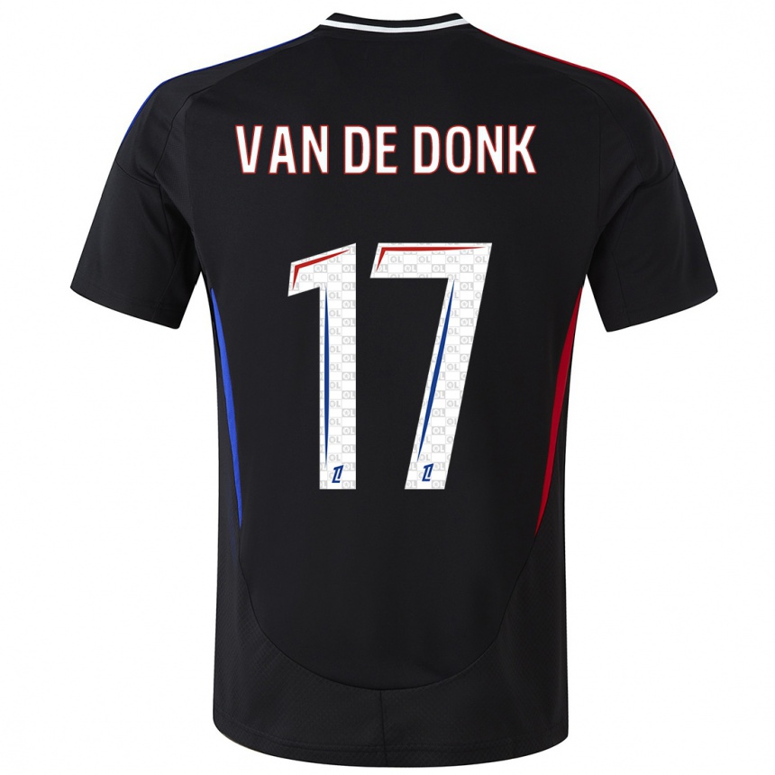 Niño Fútbol Camiseta Danielle Van De Donk #17 Negro 2ª Equipación 2024/25 Argentina