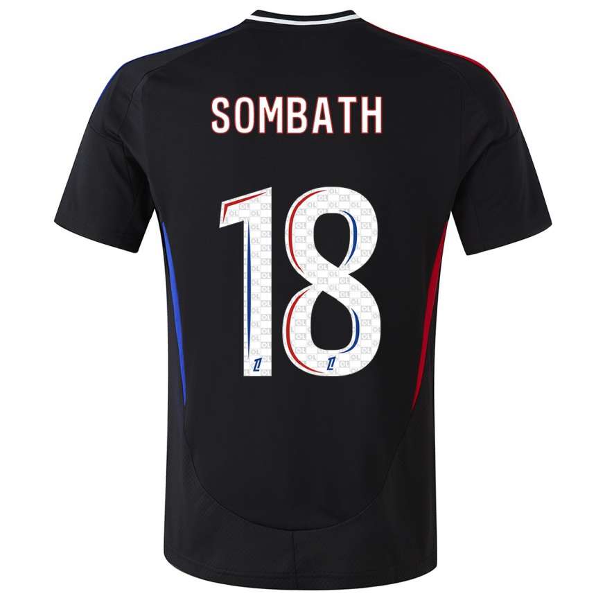 Niño Fútbol Camiseta Alice Sombath #18 Negro 2ª Equipación 2024/25 Argentina