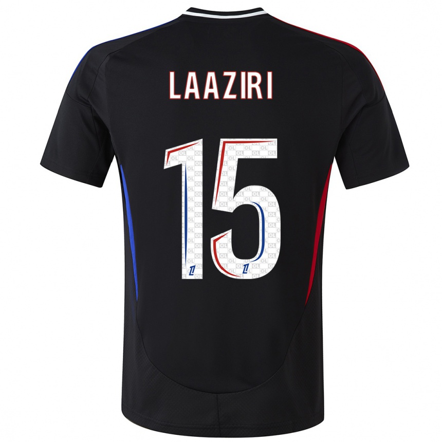 Niño Fútbol Camiseta Achraf Laaziri #15 Negro 2ª Equipación 2024/25 Argentina