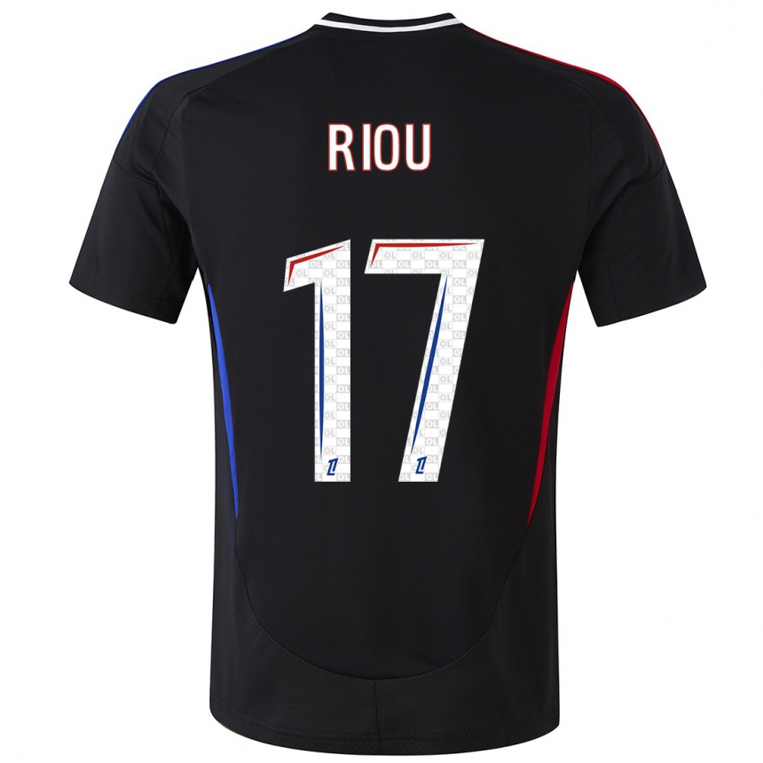 Niño Fútbol Camiseta Remy Riou #17 Negro 2ª Equipación 2024/25 Argentina