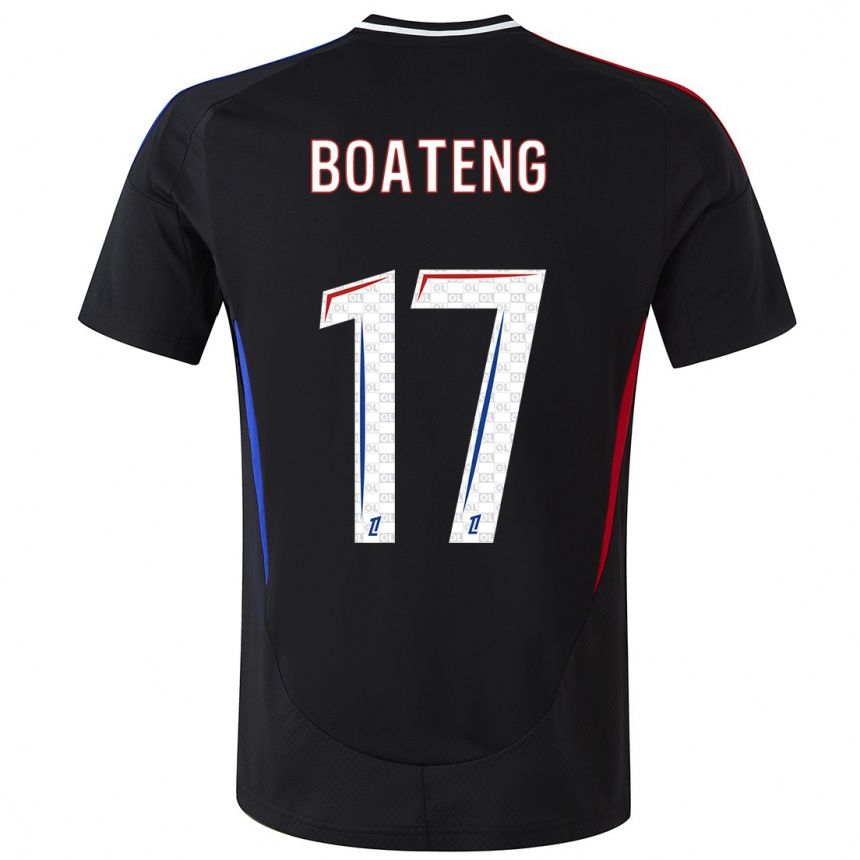 Niño Fútbol Camiseta Jerome Boateng #17 Negro 2ª Equipación 2024/25 Argentina