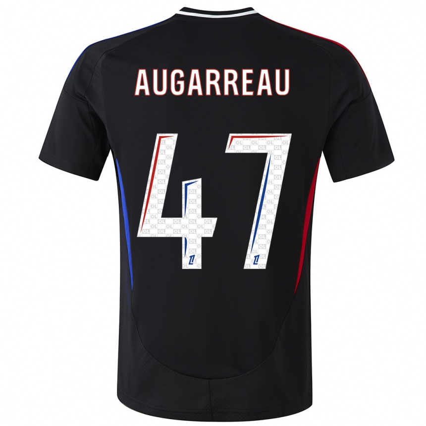 Niño Fútbol Camiseta Sofiane Augarreau #47 Negro 2ª Equipación 2024/25 Argentina