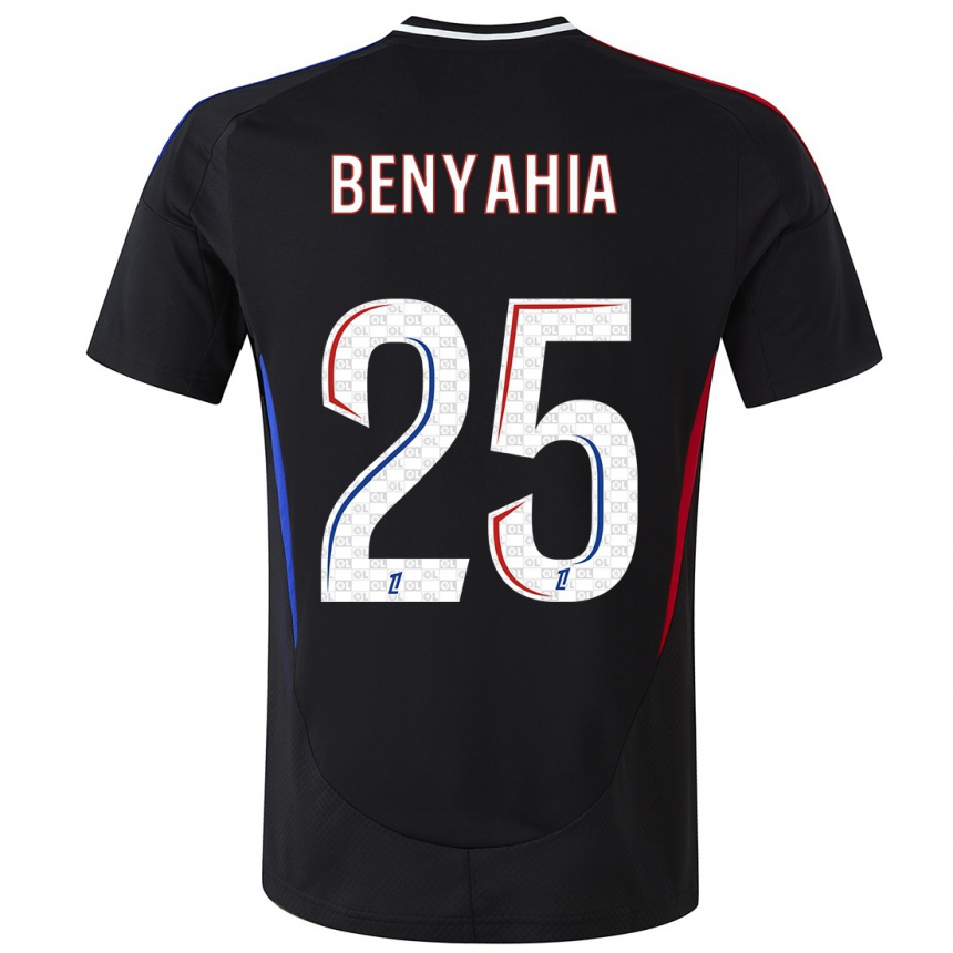 Niño Fútbol Camiseta Ines Benyahia #25 Negro 2ª Equipación 2024/25 Argentina