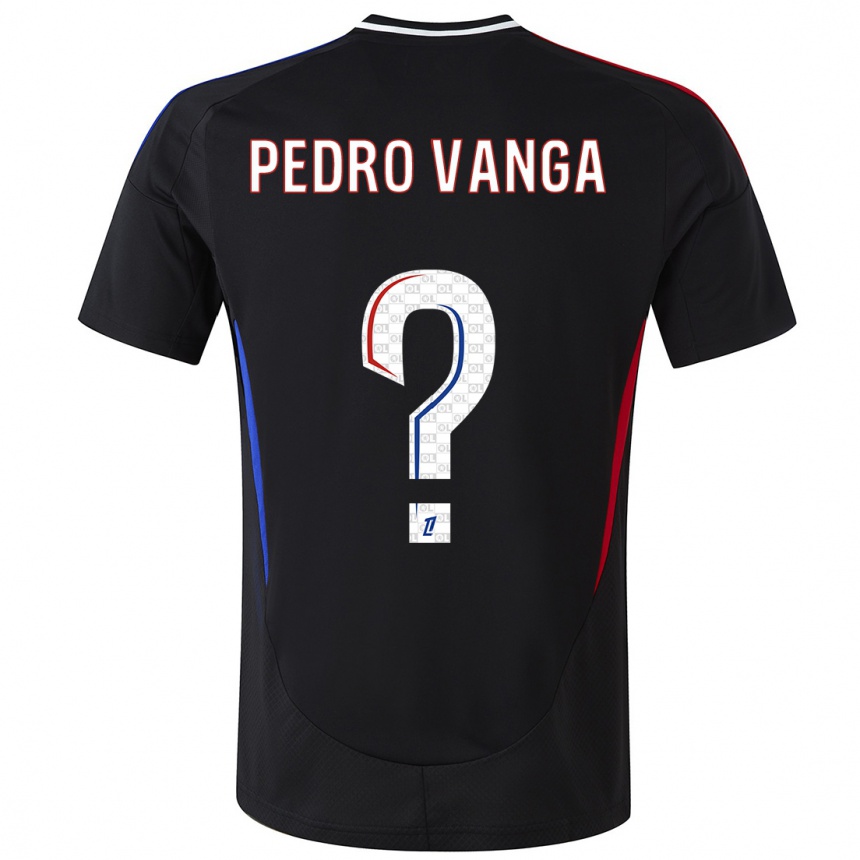 Niño Fútbol Camiseta Emerson Pedro Vanga #0 Negro 2ª Equipación 2024/25 Argentina