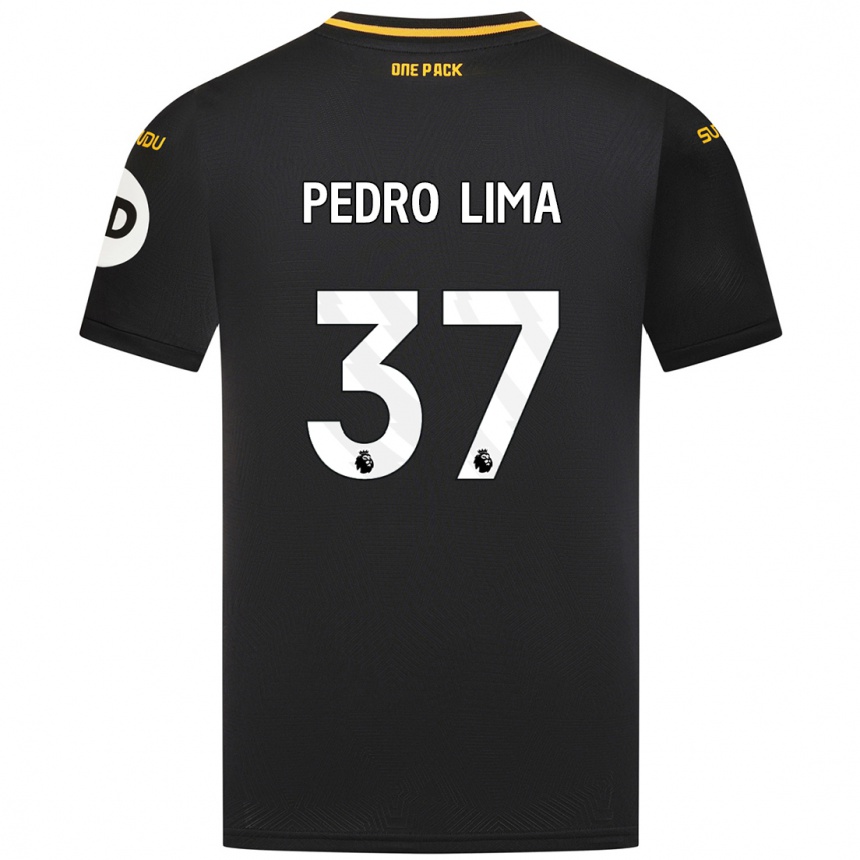 Niño Fútbol Camiseta Pedro Lima #37 Negro 2ª Equipación 2024/25 Argentina