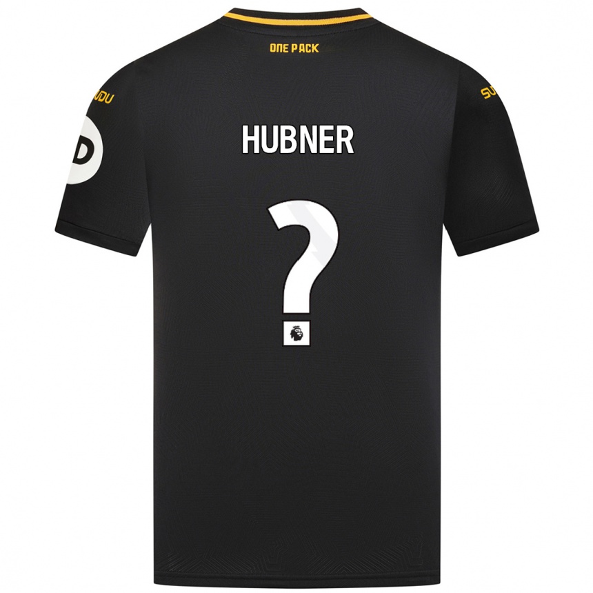 Niño Fútbol Camiseta Justin Hubner #0 Negro 2ª Equipación 2024/25 Argentina