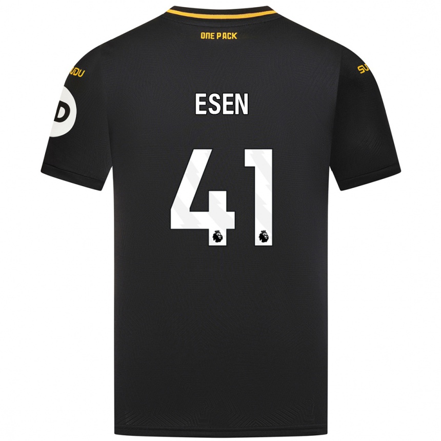 Niño Fútbol Camiseta Josh Esen #41 Negro 2ª Equipación 2024/25 Argentina