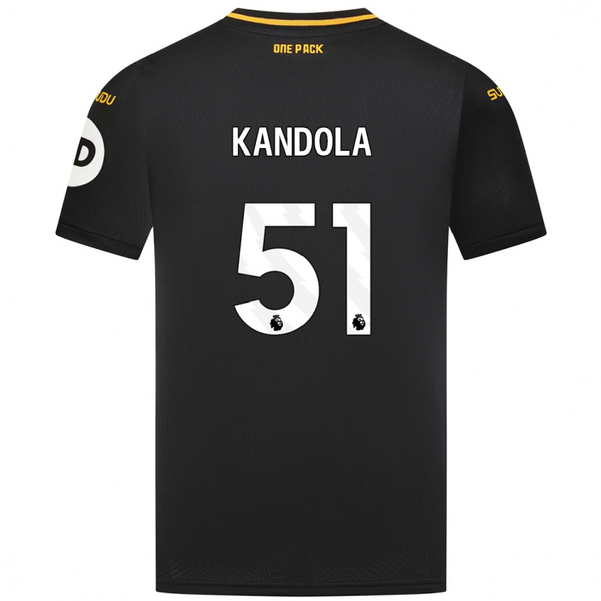 Niño Fútbol Camiseta Kam Kandola #51 Negro 2ª Equipación 2024/25 Argentina