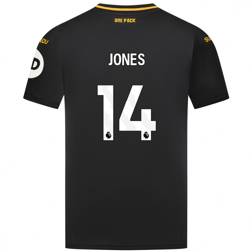 Niño Fútbol Camiseta Meesha Dudley-Jones #14 Negro 2ª Equipación 2024/25 Argentina