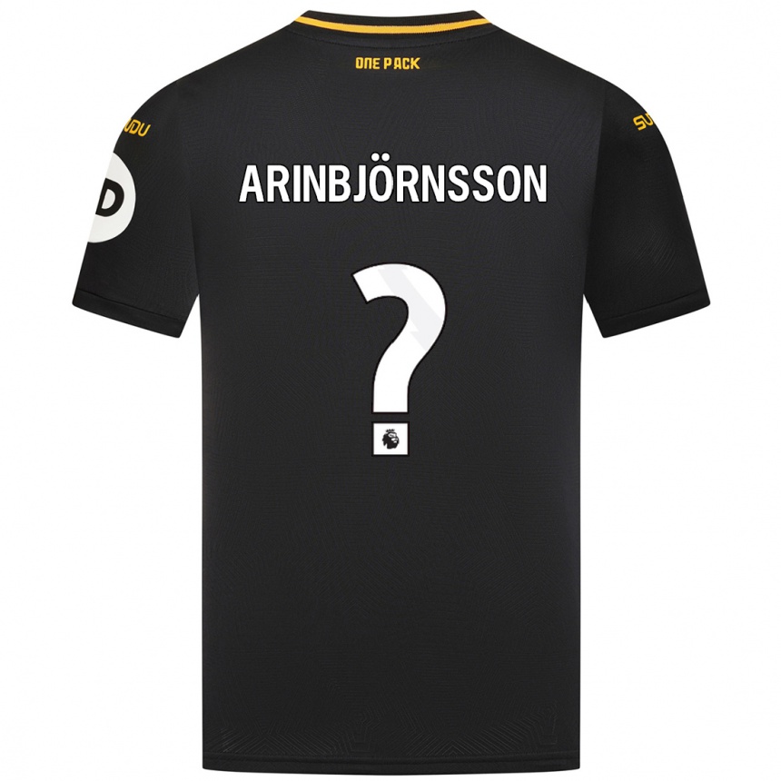 Niño Fútbol Camiseta Pálmi Rafn Arinbjörnsson #0 Negro 2ª Equipación 2024/25 Argentina