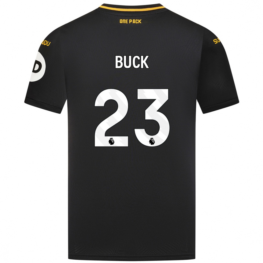 Niño Fútbol Camiseta Alex Buck #23 Negro 2ª Equipación 2024/25 Argentina