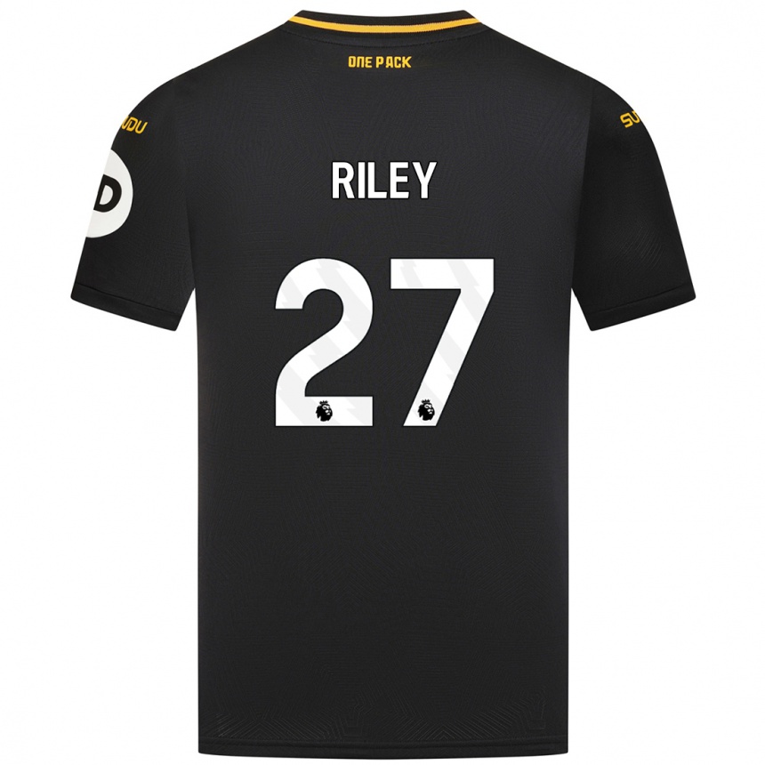 Niño Fútbol Camiseta Lauren Riley #27 Negro 2ª Equipación 2024/25 Argentina