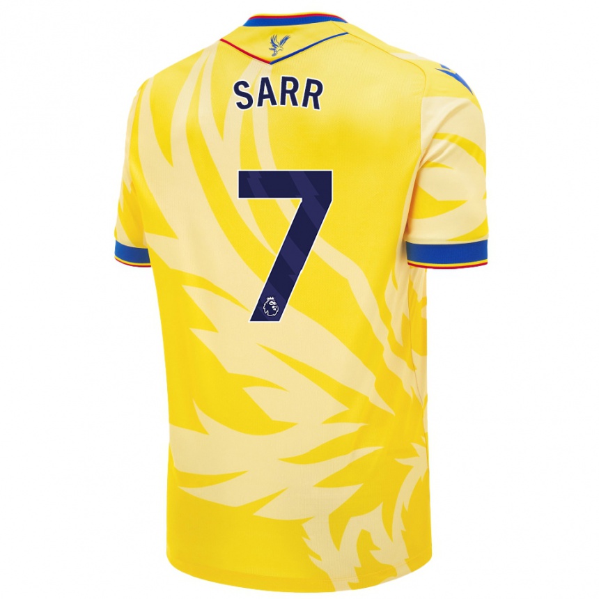 Niño Fútbol Camiseta Ismaïla Sarr #7 Amarillo 2ª Equipación 2024/25 Argentina