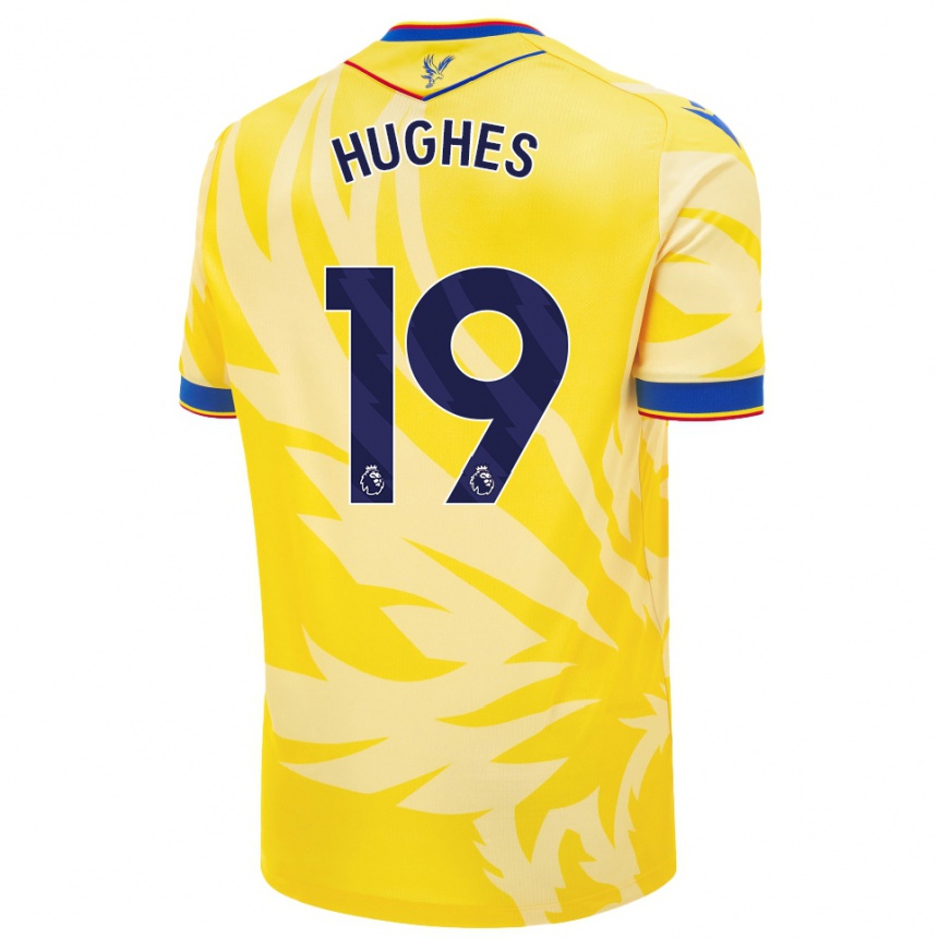 Niño Fútbol Camiseta Will Hughes #19 Amarillo 2ª Equipación 2024/25 Argentina