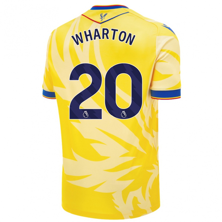 Niño Fútbol Camiseta Adam Wharton #20 Amarillo 2ª Equipación 2024/25 Argentina