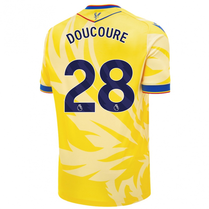 Niño Fútbol Camiseta Cheick Doucouré #28 Amarillo 2ª Equipación 2024/25 Argentina