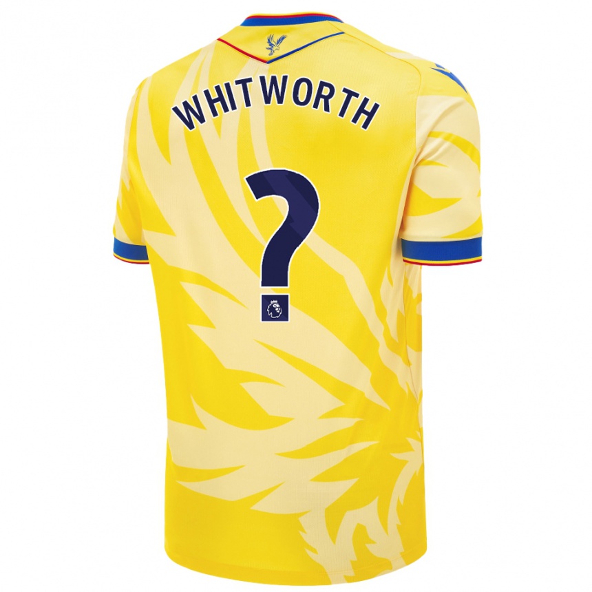 Niño Fútbol Camiseta Harry Whitworth #0 Amarillo 2ª Equipación 2024/25 Argentina