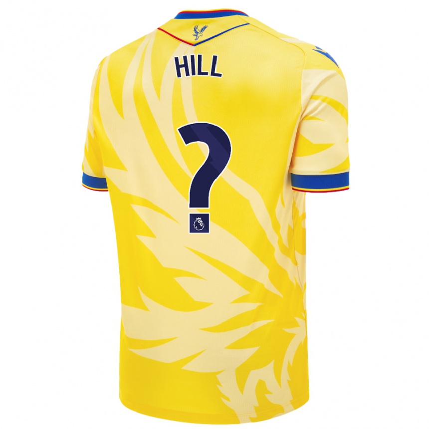 Niño Fútbol Camiseta Marcus Hill #0 Amarillo 2ª Equipación 2024/25 Argentina