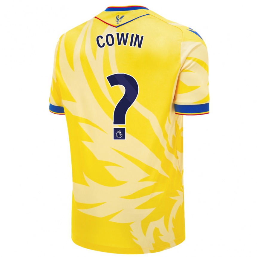 Niño Fútbol Camiseta Freddie Cowin #0 Amarillo 2ª Equipación 2024/25 Argentina