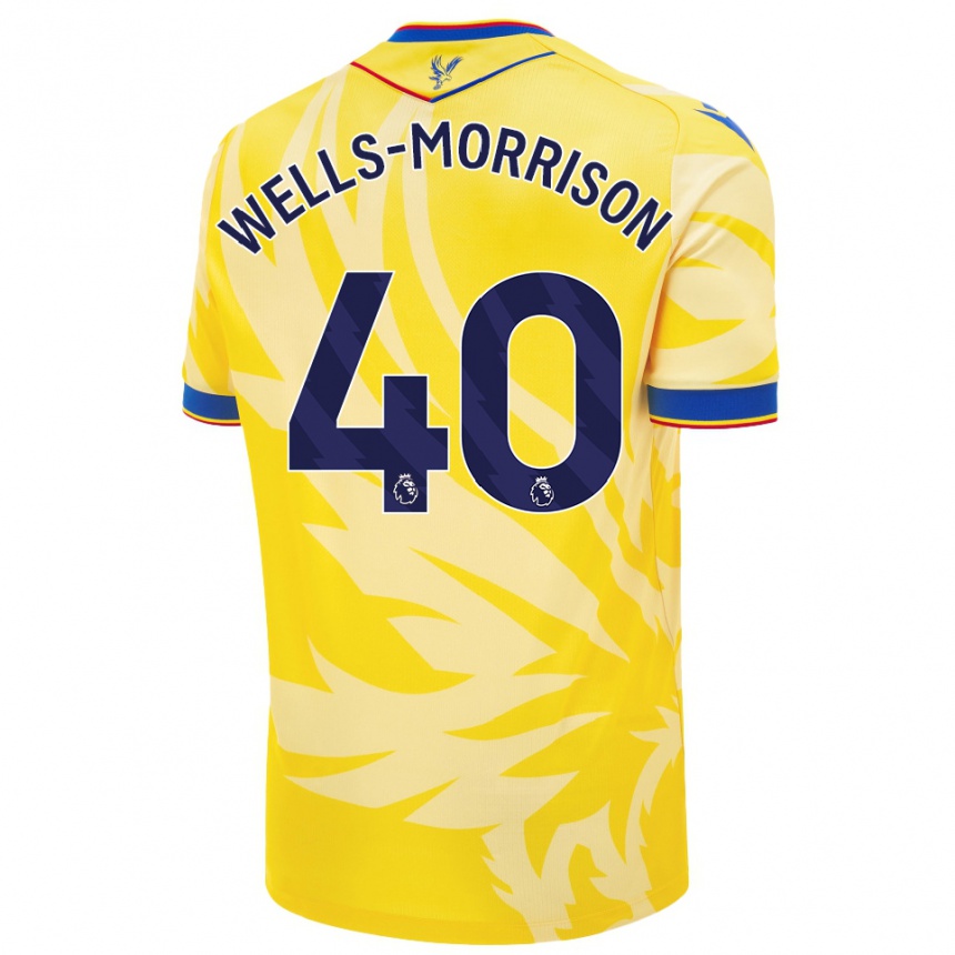 Niño Fútbol Camiseta Jack Wells-Morrison #40 Amarillo 2ª Equipación 2024/25 Argentina