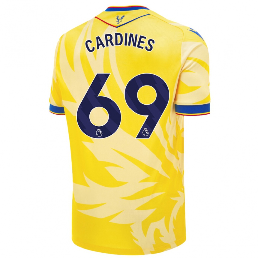 Niño Fútbol Camiseta Rio Cardines #69 Amarillo 2ª Equipación 2024/25 Argentina