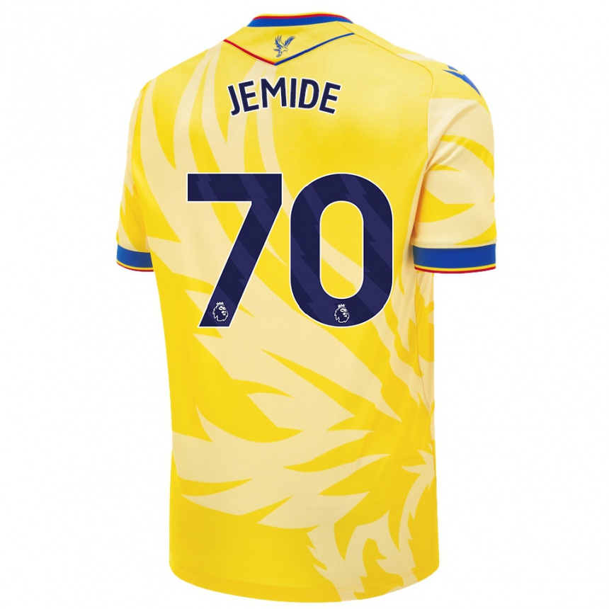 Niño Fútbol Camiseta Mofe Jemide #70 Amarillo 2ª Equipación 2024/25 Argentina