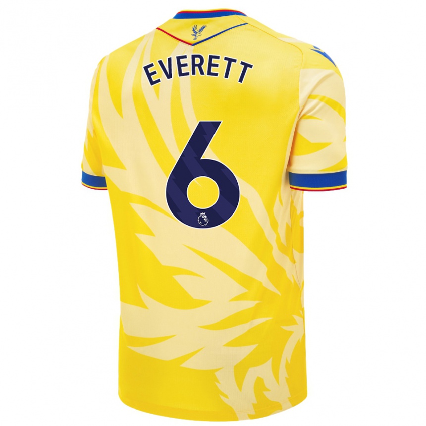 Niño Fútbol Camiseta Aimee Everett #6 Amarillo 2ª Equipación 2024/25 Argentina