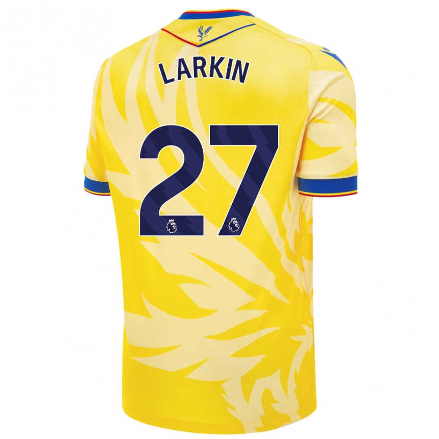 Niño Fútbol Camiseta Abbie Larkin #27 Amarillo 2ª Equipación 2024/25 Argentina