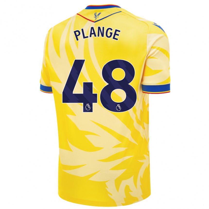 Niño Fútbol Camiseta Luke Plange #48 Amarillo 2ª Equipación 2024/25 Argentina