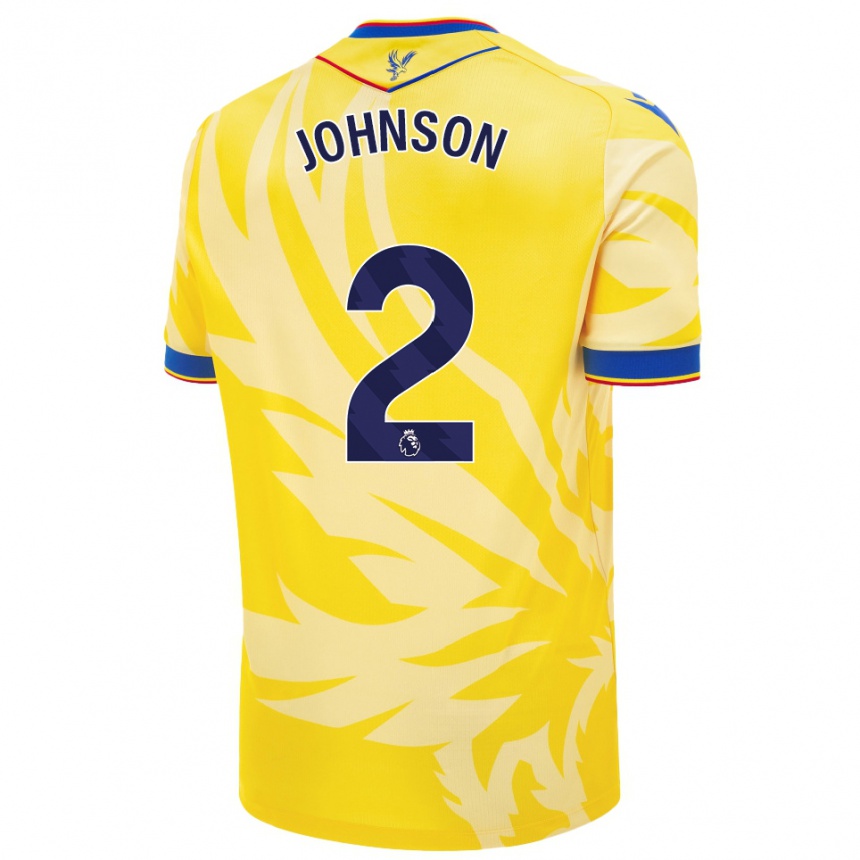 Niño Fútbol Camiseta Annabel Johnson #2 Amarillo 2ª Equipación 2024/25 Argentina