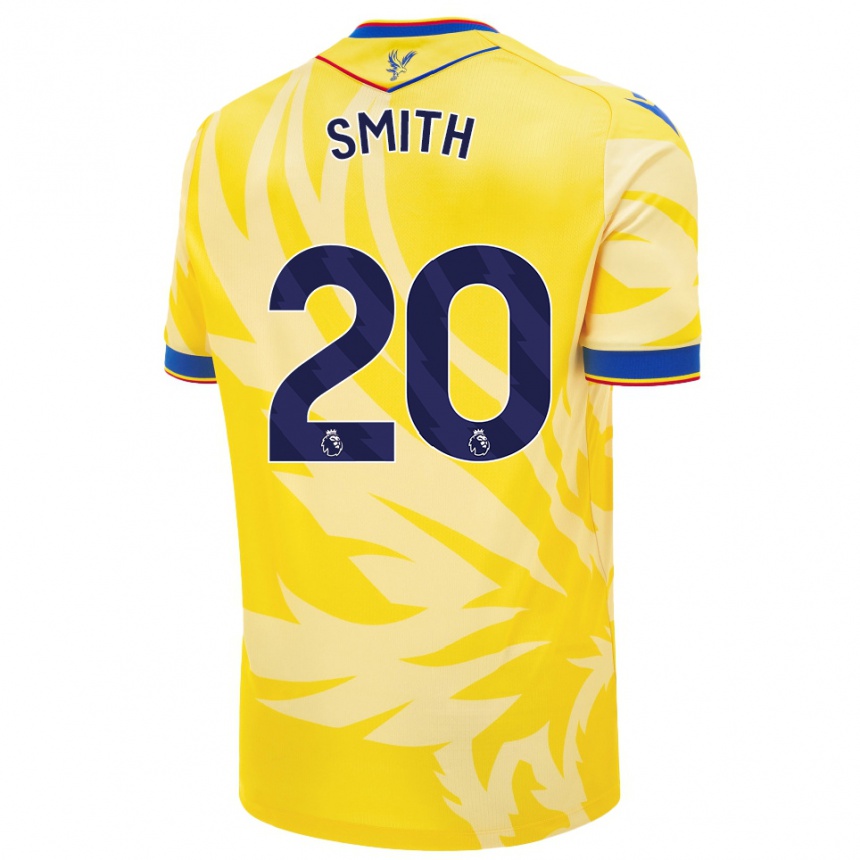 Niño Fútbol Camiseta Hope Smith #20 Amarillo 2ª Equipación 2024/25 Argentina