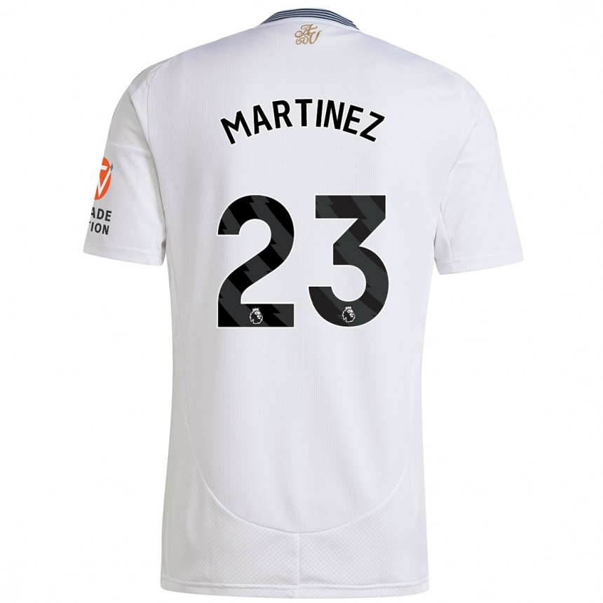 Niño Fútbol Camiseta Emiliano Martínez #23 Blanco 2ª Equipación 2024/25 Argentina