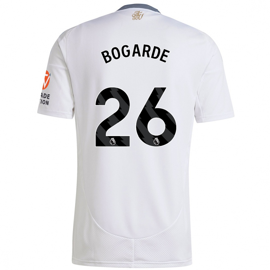 Niño Fútbol Camiseta Lamare Bogarde #26 Blanco 2ª Equipación 2024/25 Argentina