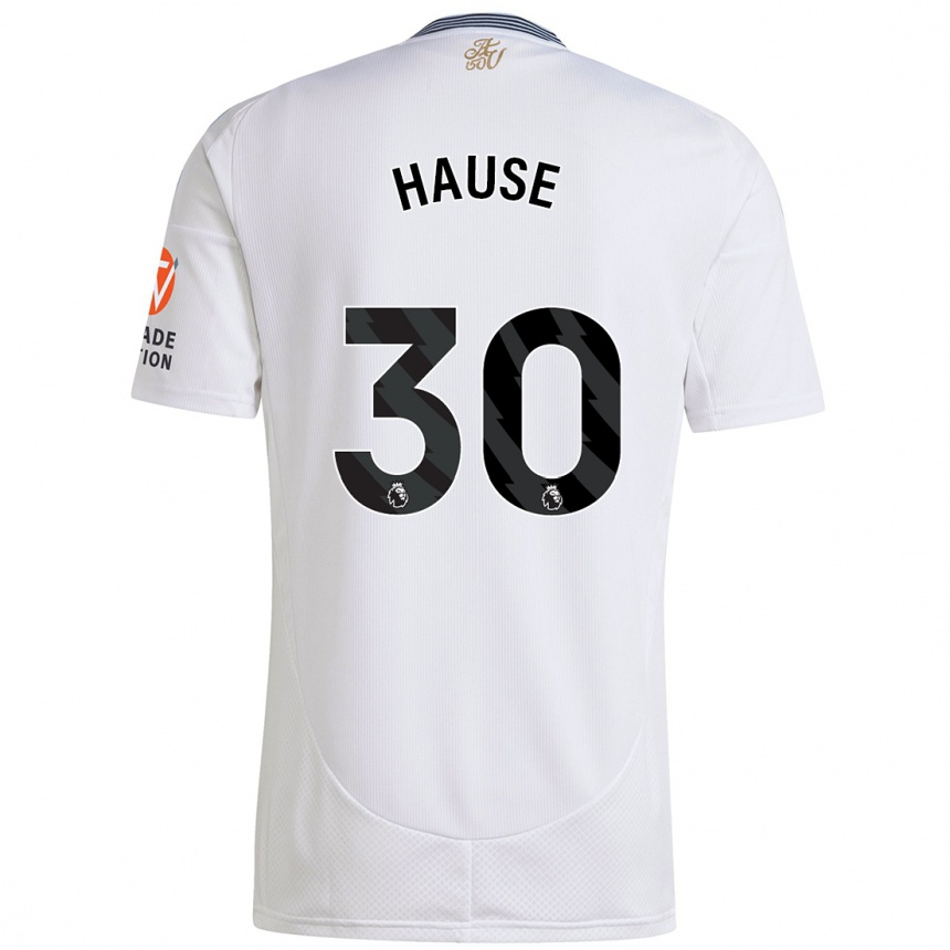 Niño Fútbol Camiseta Kortney Hause #30 Blanco 2ª Equipación 2024/25 Argentina